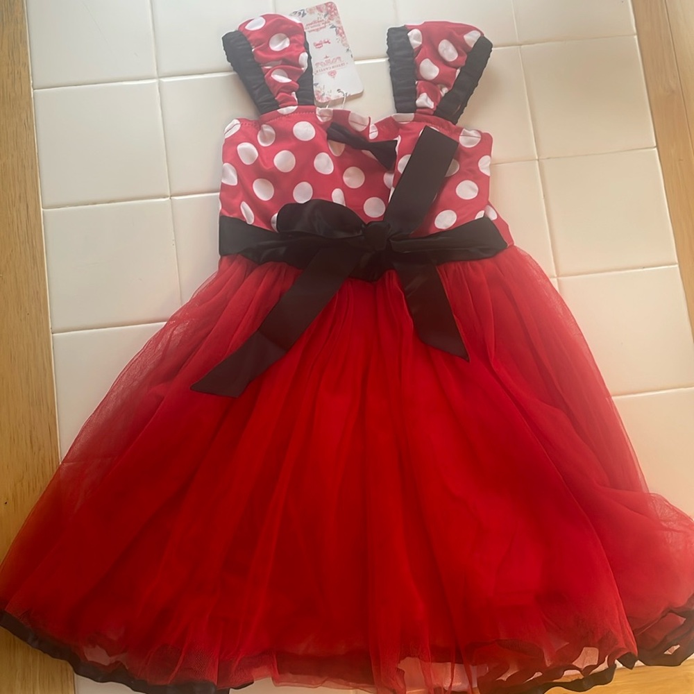Ibtom Castle Girls Minnie Mouse style dress
